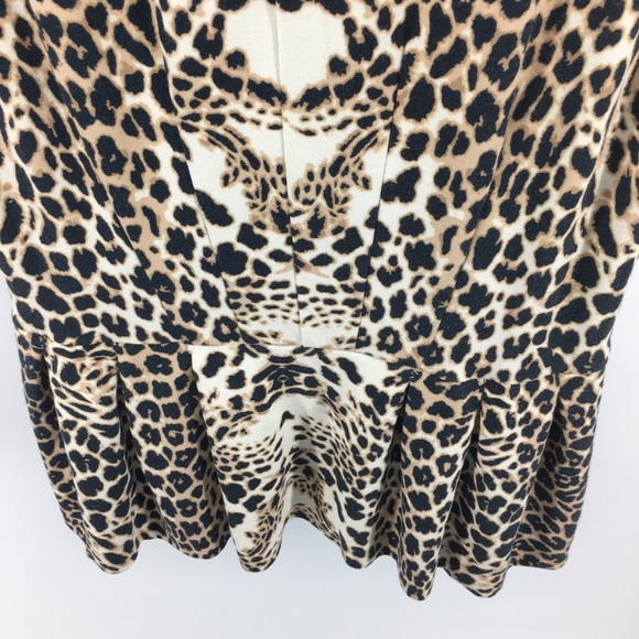 Tart Leopard Print Pleated Top - Picture 4 of 7